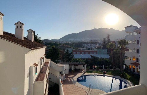 Benalmadena Costa Apartment | Pueblo del Parque - Nice apartment with mountain and garden views