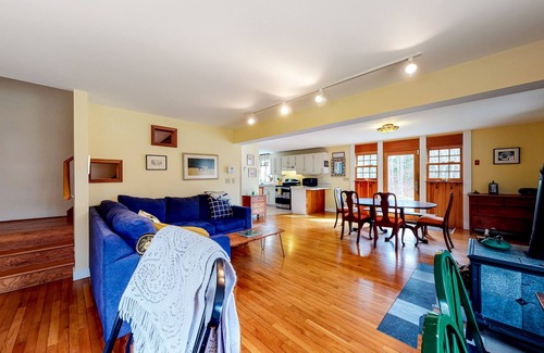 West Tisbury House | Quaint historic home with grill, central AC, wood-burning stove, WiFi, & Netflix