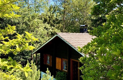 Weiperfelden Cabin | Quaint log cabin in the wooded Taunus area near Frankfurt. Dogs are welcome