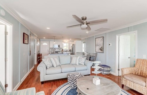 Folly Beach House | Quaint Oceanfront Pet Friendly House with Screen Porch, Deck & Direct Beach Access