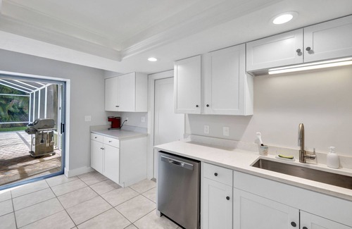 Palm River Estates House | Quiet and private home with heated pool in Naples