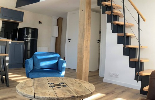 Vignoc Apartment | Quiet, comfortable renovated barn between Rennes and Saint Malo.