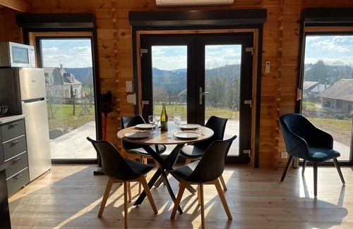 Saint-Germain-des-Champs Ski Chalet | Quiet chalet with superb unobstructed view of the Morvan mountains