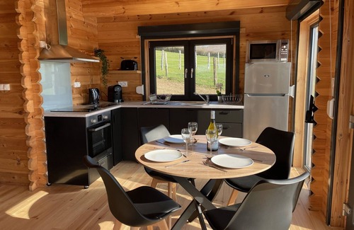 Saint-Germain-des-Champs Ski Chalet | Quiet chalet with superb unobstructed view of the Morvan mountains