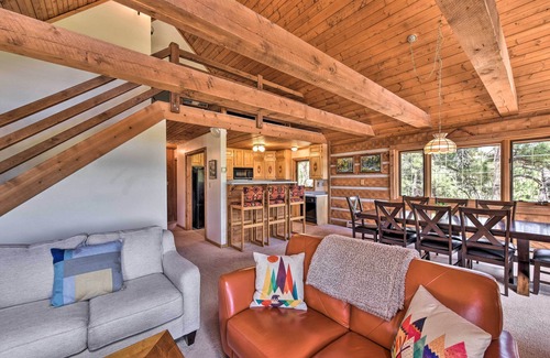 Guffey Cabin | Quiet Guffey Getaway w/Private Deck, Pond & Canoe
