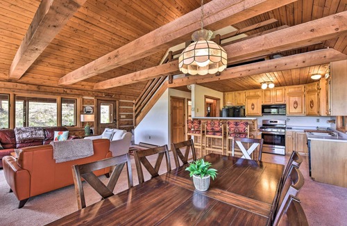 Guffey Cabin | Quiet Guffey Getaway w/Private Deck, Pond & Canoe