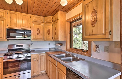 Guffey Cabin | Quiet Guffey Getaway w/Private Deck, Pond & Canoe