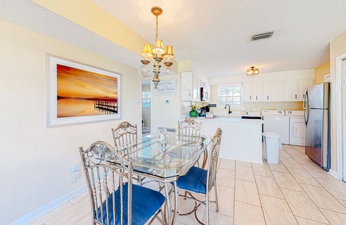 Dauphin Island Condo | Quiet home with WiFi, pool, view of water, & boardwalk to beach