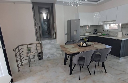 Pefkochori Villa | Quiet luxury villa with private Pool BBQ area & Pergolan