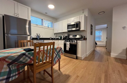 Central Square Apartment | Quiet, private 1 bedroom garden apt near Harvard/MIT, sleeps 4 adults + 1 infant