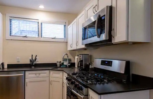 Central Square Apartment | Quiet, private 1 bedroom garden apt near Harvard/MIT, sleeps 4 adults + 1 infant