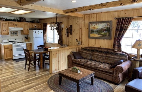 Big Bear City Cabin | Quiet, Private Log Cabin, Perfect for Romantic Couples or Small Families!