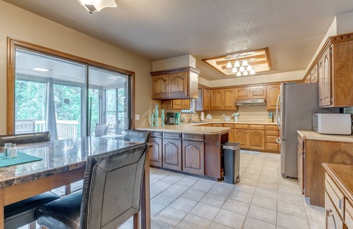 Edmond House | Quiet, spacious home with large deck in secluded Forest Oaks in central Edmond .