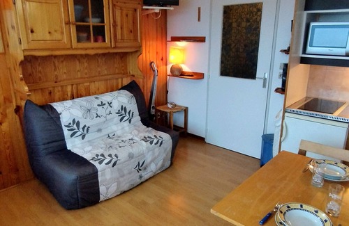 Prapoutel Apartment | Quiet studio cabin in Adrets-Prapoutel, 4 pers, 350 m from ESF
