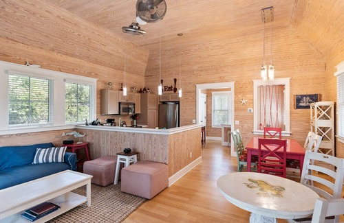 Cape Fear Station House | Quiet, Wooded Sanctuary - Near Sunrise and Sunset Beaches - Dog Friendly