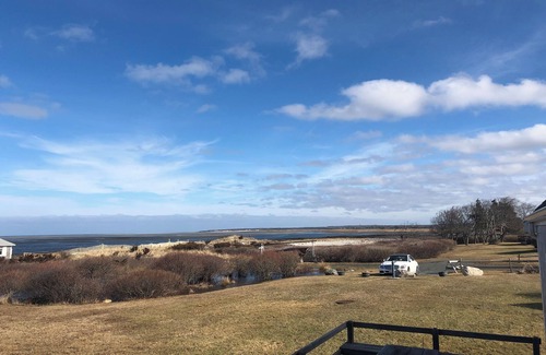 Barnstable County Cottage | Quintessential Cape Cod Ocean View Cottage with Private Beach