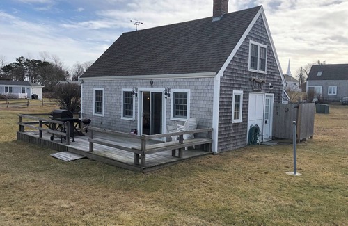 Barnstable County Cottage | Quintessential Cape Cod Ocean View Cottage with Private Beach