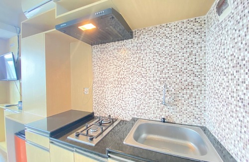 Cipaganti Apartment | Quite 2Br Apartment Ac In Living Room At The Jarrdin Cihampelas