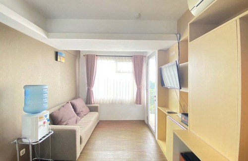 Cipaganti Apartment | Quite 2Br Apartment Ac In Living Room At The Jarrdin Cihampelas