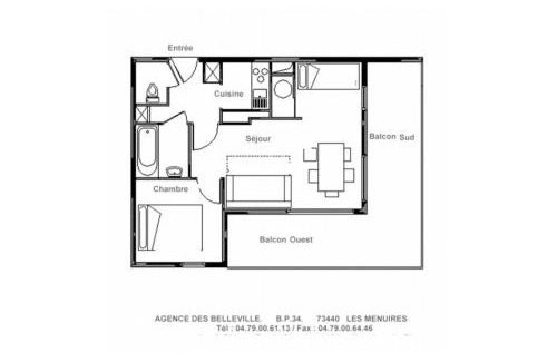 Les Bruyeres Apartment | Résidence Bellevue - Appartement lumineux · Au pieds des pistes · Balcon MAE-3484
