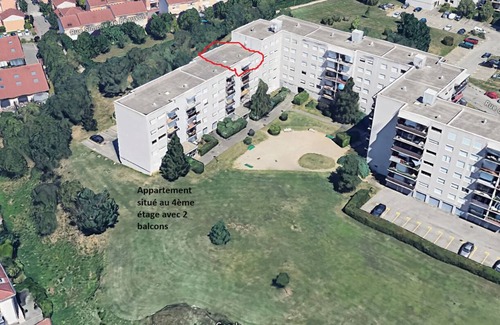 Marendiere - Fouillouse Apartment | Résidence du Parc de Lyon-est 102m², 5 Chambres