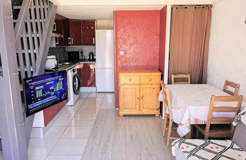 Leucate Villa | Résidence Grande Bleue - VILLA T1 CAB MEZZ 6 couchages PORT LEUCATE MAE-0624
