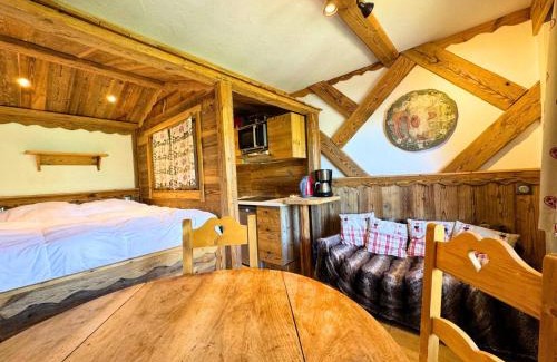 Reberty Apartment | Résidence Necou - Studio déco style chalet en bord de pistes MAE-5954
