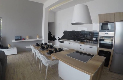 Kalyves Villa | R116 Spacious Villa Private Heated Pool Walking distance to Beach