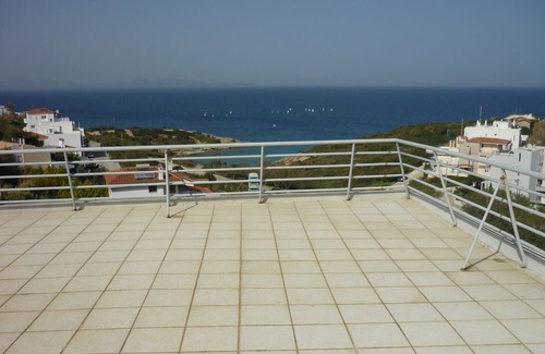 Rafina-Pikermi Apartment | Rafina: sea shore apartment, with panoramic view of the nearby beach