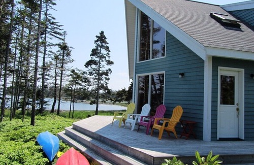 East Side of Ragged Island Cabin | Ragged Island Retreat: A Secluded Oceanfront Paradise