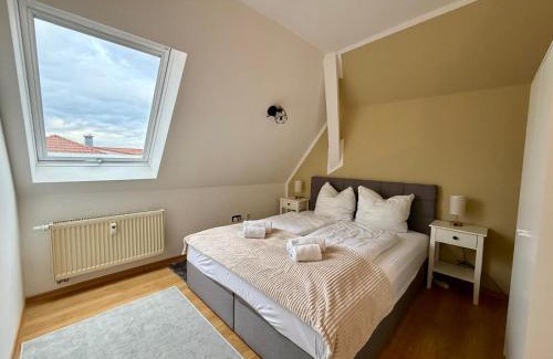 Erfurt Apartment | RAHA Apartments - Ihr Rückzugsort mit Panoramablick - HBF - Vollausstattung - Gratis Parkplatz