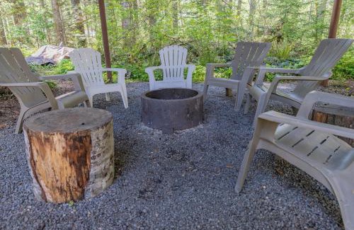Ashford House | Rainier's Iconic Cabin with Forest Views & Hot Tub