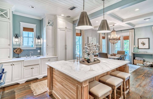 Watercolor House | Rare Amenity Loaded Gem with Golf Cart and Bikes 100 Yards to Camp Watercolor