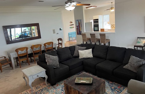 Ono Island House | Rare bay waterfront home with 145' of SANDY BEACH! Pets welcome!n