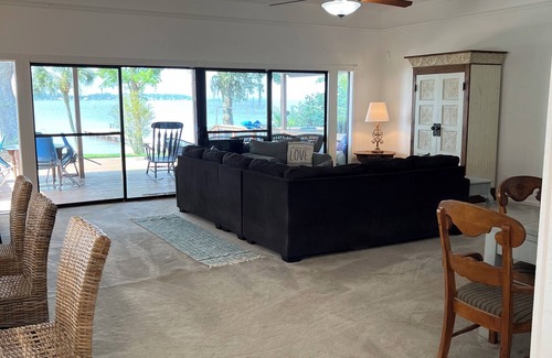 Ono Island House | Rare bay waterfront home with 145' of SANDY BEACH! Pets welcome!n