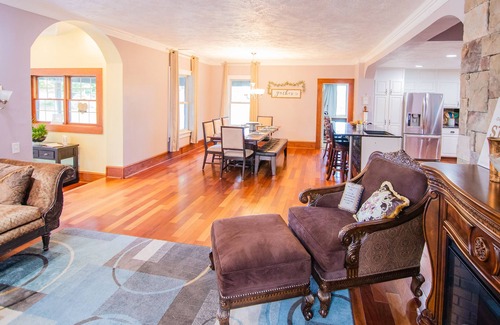 Glenwood House | Rare find! Spacious home near wedding venues & CB/OMA. Perfect for entertaining!
