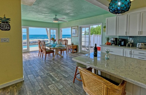 Kailua-Kona House | Rated 10 Stars Stunning Oceanfront Pool 4Bdrm Priv Home Ironman 7 nts Walk2Town