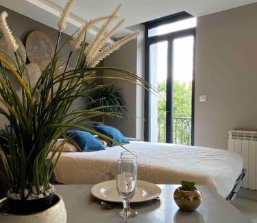 Montlucon Apartment | RDC 2 - Studio meublé centre-ville, au pied du pont Saint Pierre