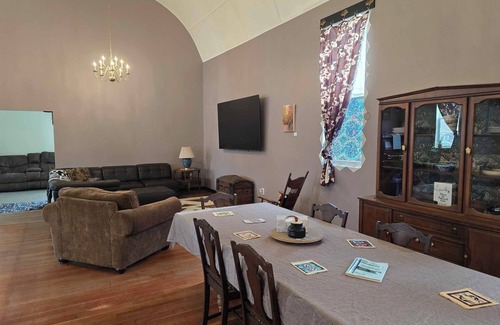Hager City Apartment | Re-modeled church in Hager City, WI. A charming 3-bedroom, 1.5-bathroom retreat