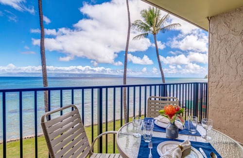 Honokowai Condo | Recently renovated 1bd oceanfront retreat