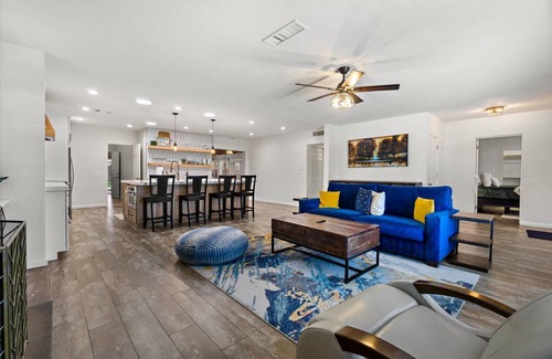 Chandler House | Reduced Rates | Walkable Downtown Chandler | Pool, Playground & Fire Pit | 3,136 sqft | Dog Friendly