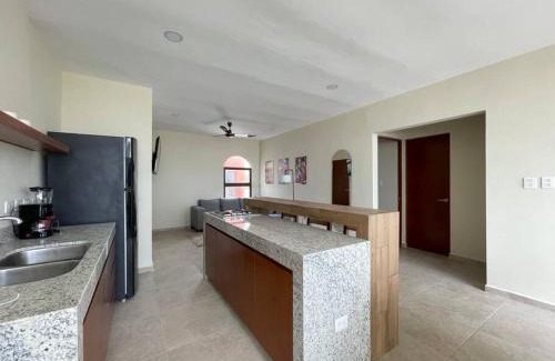 Merida Municipality Apartment | Refugio Urbano con vista al cielo y piscina