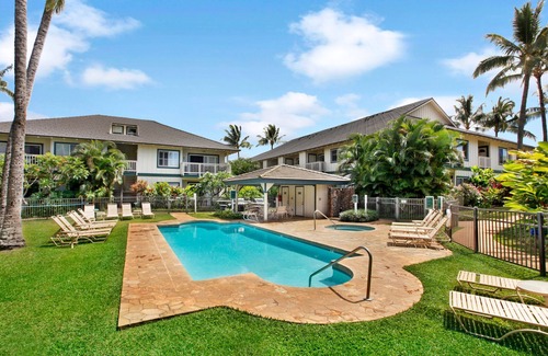 Poipu Condo | Regency Corner Unit - tropical surroundings with split A/C units installed!