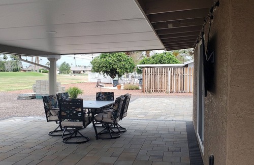 Sun City House | Relax & Enjoy the sun on the Covered Patio & Golf Course View