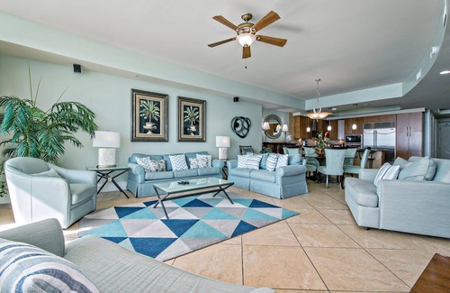 Orange Beach Condo | Relax in Style at Turquoise Place 908D Private Hot Tub. By Prickett Properties