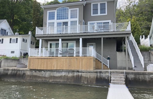 Geneseo House | Relax lakeside at our spacious Geneseo house on Conesus Lake
