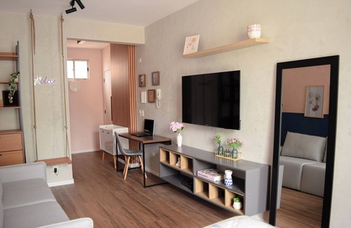 Vila Buarque Apartment | Relax Sampa - Comfortable studio in the heart of SP, near the metro and Santa Casa.
