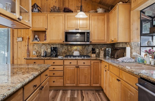 Truckee Cabin | Relax under the stars in the bubbling hot tub after a long day of adventure!