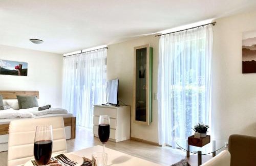 Hornberg Apartment | RelaxApartments BLACK FOREST DIAMOND direkt an der Hornberger Freilichtbühne - Sonnenterrasse mit Blick auf das Hornberger Schloss, schnelles Internet, für bis zu 2 Personen