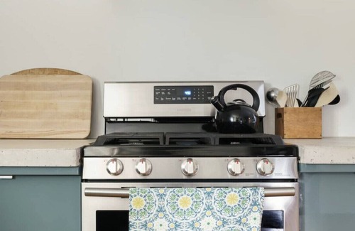 Beacon House | Relaxing Chic Home off Main St with Hot Tub & Chef's Kitchen
